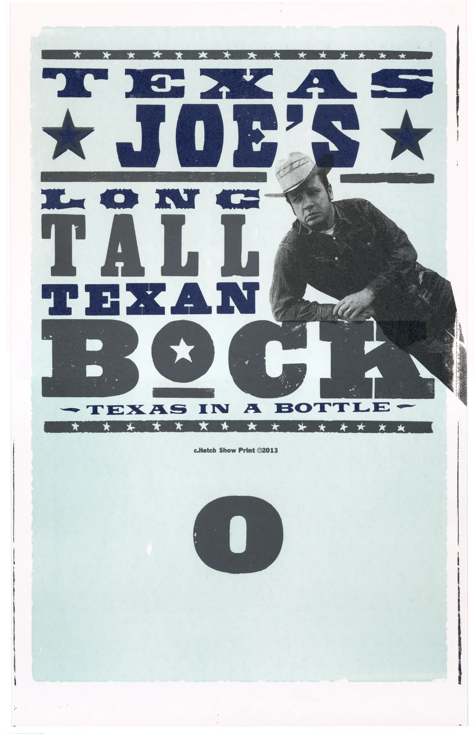 Long Tall Texan Bock original Texas Joe’s poster