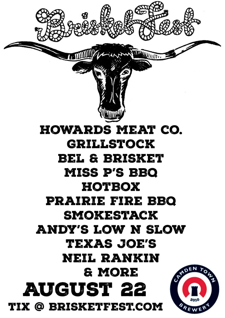 BrisketFest II participant poster, August 22 2015